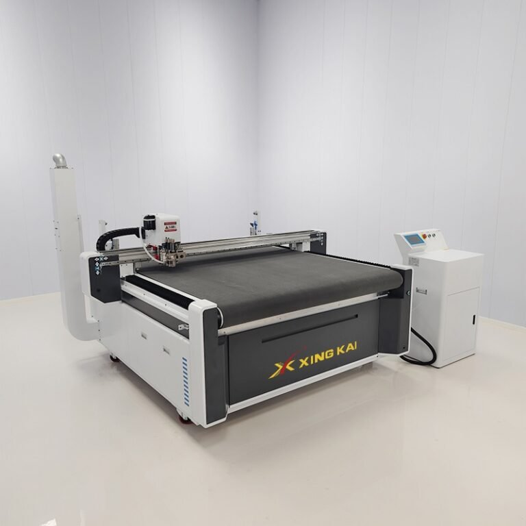 1615 自动送料（环保静音烟囱） 3 - Fabric Cutting Machine XK1615 1600×1500mm Automatic CNC Vibrating Knife Cutter 2026 New Model 1615 自动送料（环保静音烟囱） 3