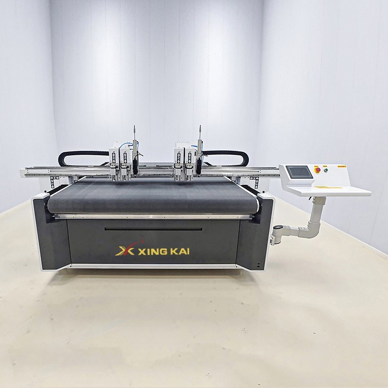 XK1625 Dual Head Asynchronous Automatic Feeding CNC Oscillating Knife Sofa Fabric Cutting Machine
