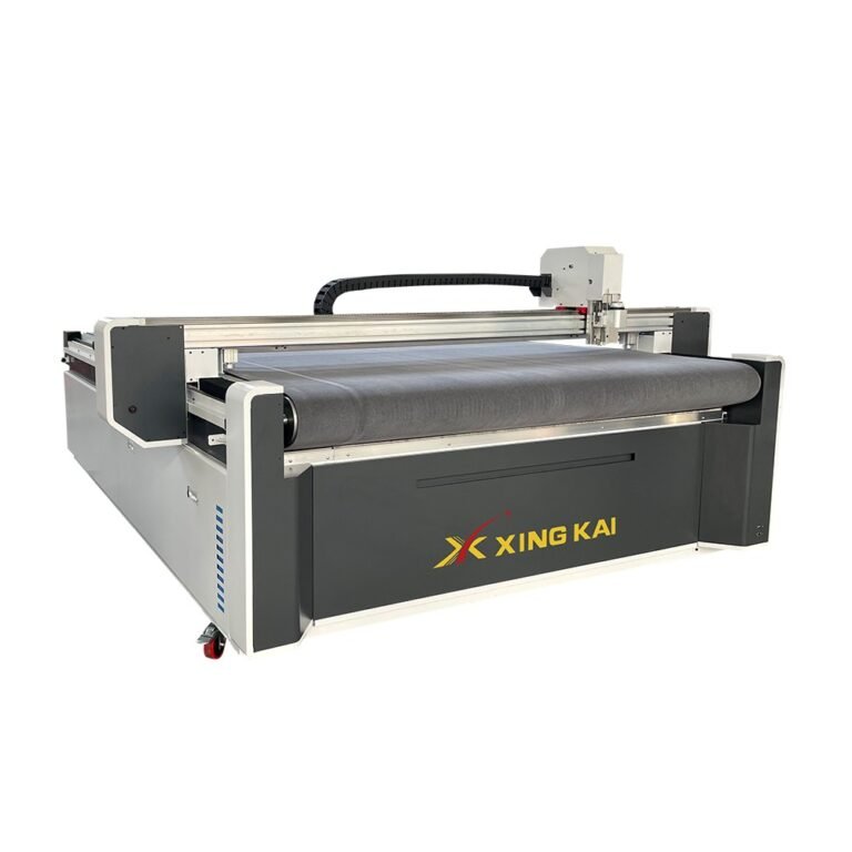1625 自动送料 白底图 单座单刀 英文logo 2 - 1625 Industrial Automatic Feeding CNC Textile Cutting Machine with 1600×2500mm Conveyor Table and Oscillating Knife 1625 自动送料 白底图 单座单刀 英文logo 2