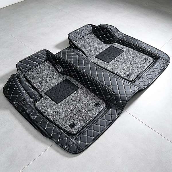 汽车脚垫Car Floor Mats 1 - Soluciones de corte CNC para materiales interiores de automóviles 汽车脚垫Car Floor Mats 1