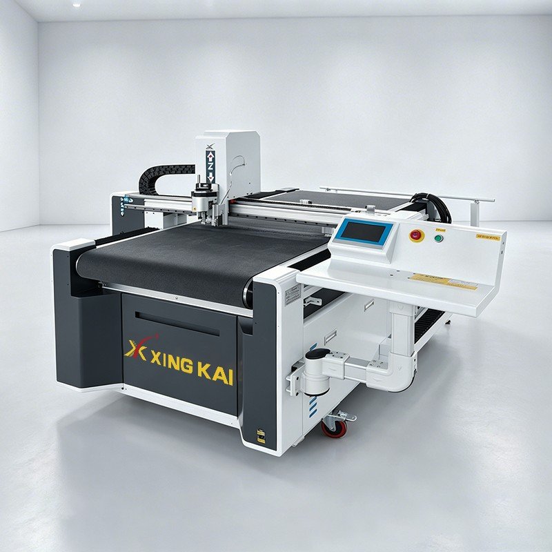 XK7010 700×1000mm Automatic CNC Oscillating Knife Waterproof Fabric and PVC Tarpaulin Cutting Machine